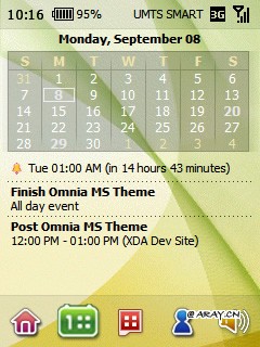 Omnia Theme for Spb Mobile Shell