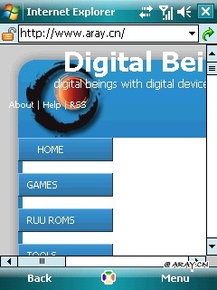 Internet Explorer Mobile 6 vs Inter Explorer Mobile 4