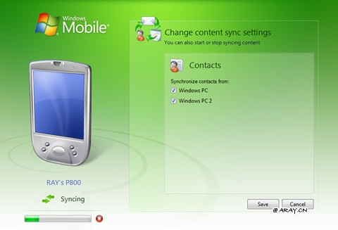 windows-mobile-device-center-sync-settings