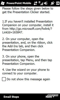 Presentation-Companion-setup